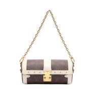 【二手】LOUIS VUITTON Trunk Monogram 單肩包 M81485 PVC 塗層帆布皮革 Papillon Trunk 女士
