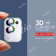 Vivo Y29 4G Metal Camera Lens Protector Tempered Glass For Vivo Y29 VivoY29 4G Ultra Thin Clear Meta