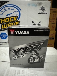 YUASA BATTERY YTZ8V แบตเตอรี่มอเตอร์ไซค์แท้ศูนย์ รุ่น YAMAHAX-MAXR3