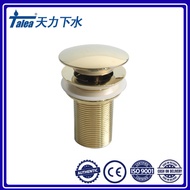 Talea Gold Pop-Up Drain – Dia. 66mm Washbasin Assembly with G1-1/4" Waste (XJ413C004)