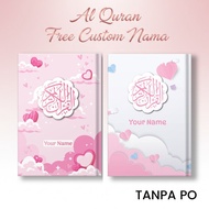 Custom Quran Free Write Name Cover Size A6 A5 Translation Tajweed Words Color Blocks Hardcover