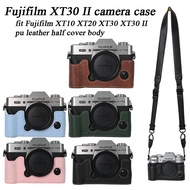 BESM PU Leather Fujifilm XT30 II Camera Case Bag Half Body Cover For Fujifilm XT10 XT20 XT30 XT30 II