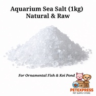 Garam kasar ikan/garam putih salt untuk hidupan air/ikan laga /guppy /LAT /Artemia/ Aquarium