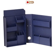 【Direct from Japan】Nakabayashi Lifestyle Tool Small Item Storage Box File B5 Navy LST-FB5NV