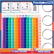 Kindergarten Learning Cards Ages 4-8 Fidget Chart Toys Multiplication Division Subtraction