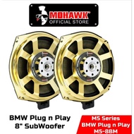 mohawk bmw under seat 8 inch woofer