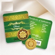 Public Gold 1/2 Dinar 2.125g (Au 999.9) - Limited Edition [GET FREE MYSTERY GIFT]