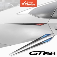 2pcs car stickers TPU car accessories para auto for Peugeot gt gti gtline 508 5008 3008 208 2008 308