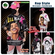 Cool T-Shirt Rapper Style Street Country Lil Nas X Cotton Material 1 Screen Full Body (TSO-49222)