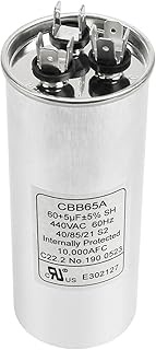 Air Conditioner Motor Capacitor 60/5 MFD Fits for Dometic 3312195.000 RV Air Conditioner Motor Capac