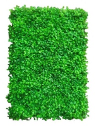 1 pieza de Muro verde follaje Artificial sintetico 60x40cm color verde obscuro cesped verde panel muro diseño minimalista y elegante vaya de proteccion y privacidad