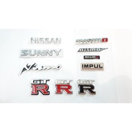 Nissan Frontier Navara Xtrail Almera Livina Serena Sylphy Logo Emblem Rim Cap