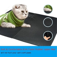 Ready Stock XL size Cat Mat Litter Folding Cat Litter Trapper Mat Honeycomb Waterproof Cat Litter Ma