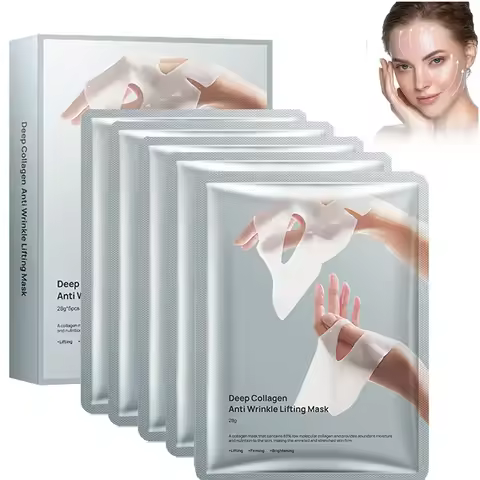 Deep Collagen Anti Wrinkle Lifting Mask Collagen Overnight Face Mask, Deep Collagen Mask for Lifting