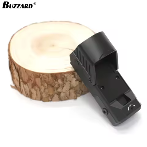Buzzard optics Tactical 1x25 Collimator Red Dot Sight - Rifle Reflex Optics for Hunting 20mm Picatin