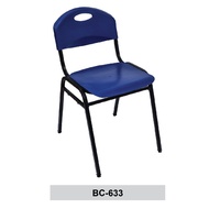 Deco Study Chair Secondary School Chairs Desk Non-Swivel Chair