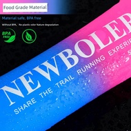 NEWBOLER Gradient Sports Soft Water Bottle TPU Foldable Portable Soft Water Bottle Marathon Cross Co