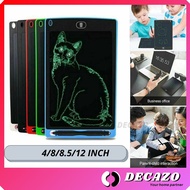 LCD Education Writing Tablet Pad Children Drawing Board Erasable Sketch Learning Tab Kid  Papan Lukis Kanak-Kanak  绘图板