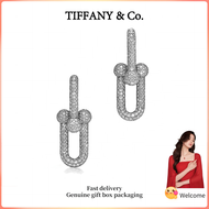 (New) Womens Fashion earrings s925 sterling silver HardWear Series Large diamond chain earrings Vale