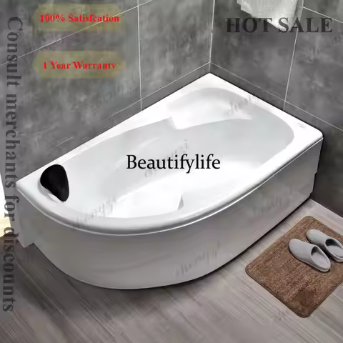 B56 Acrylic bathtub home, free-standing bath 1.2-1 meters small apartment surf Jacuzzi