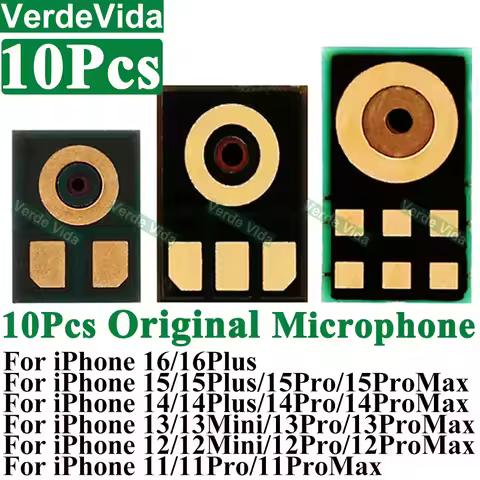 10Pcs Microphone internal MIC Speaker For iPhone 11 12 13 14 15 Pro Max X XS XR 7 8 Plus 4 5 SE ipad