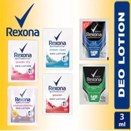 CHEFS REXONA DEO LOTION DEODORANT 3ML X 12PCS