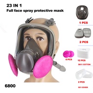 Full Face 6800 Gas Mask Spray Protective Mask Industrial Gas Mask Respirator New Type Gas Mask Forma