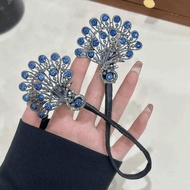 Penjepit Rambut Merak Penjepit Klip Rambut Malas Baru Fashion Aksesoris Rambut Mewah Jepit Rambut Gu