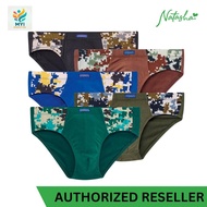 Nathaniel DAMSEL Mens Multicolor 5-in-1 Plain & Printed Bikini Briefs