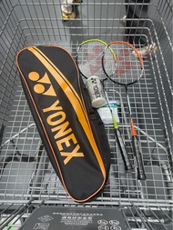 YONEX全碳羽毛球拍兩件套裝，YONEX badminton racket，model:ARCSABER LIGHT 5i