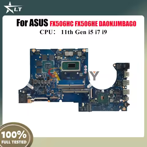 DA0NJJMBAG0 Laptop Motherboard For ASUS TUF Gaming FX706HC FX706HF FX506H FX706HE Mainboard With 11t