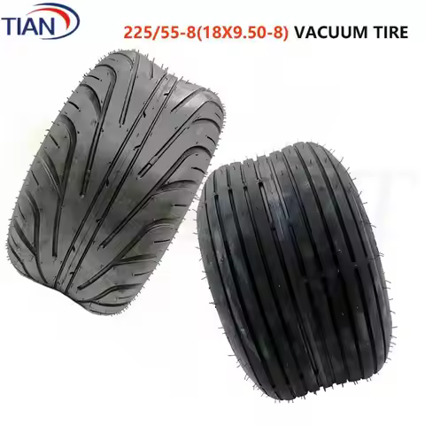 225/55-8 18x9.50-8 Vacuum Tire 8 Inch Front Rear Wheel for Citycoco Electric Scooter Tubeless Tyre