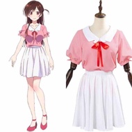 Costum cosplay Mizuhara Chizuru Anime Kanojo Okarishimasu Kostum cosplay Anime Rent A Girlfriend Miz