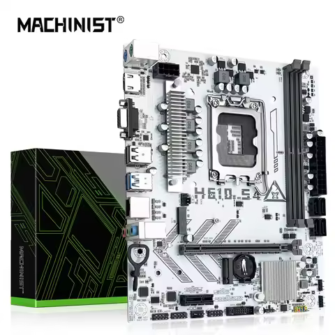 MACHINIST H610 S4 Motherboard LGA1700 supports Intel Core 12/13/14 generation I3 I5 CPU DDR4 desktop