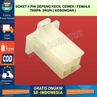 4 PIN FEMALE SOCKET 4 PIN FEMALE CABLE SOCKET 4 PIN FLAT SMALL MATERIAL SOCKET HEAT RESISTANTNilon