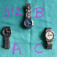 ALBA & BOSS Quartz Watches石英錶