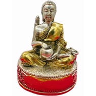 Thailand Buddha Statue Pure Copper Phra Sivali Seated (Venerable Sivali) Thai Bronze Statue