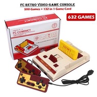 8 Bit Video Game Console Built in 500 Classic Games Family Computer TV Game Console Support Game Car