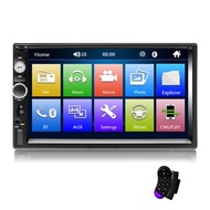 Podofo Autoradio Radio Para Carro 2 Din Car Radio de Coche 7" Touch Screen Audio Video MP5 Player US