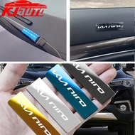 Kia Niro Car Body Fender Side Metal Emblem Sticker Auto Window Decorative Stickers Car Wiper Sticker