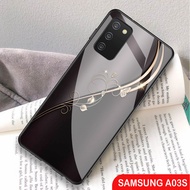 Softcase Glass Kaca  Samsung A03S - Casing Hp Samsung A03S - C37 - Pelindung hp  - Case Handphone - Casing Handphone Samsung A03S - Silikon handphone Samsung A03S