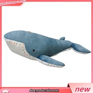 JOJO CASTLE Giant Size Whale Plush Toy Blue Shark Doll Hammerhead Shark Plushie Sea Animals 55/100/1