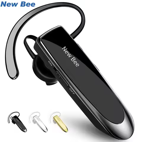 New Bee B41 Wireless Bluetooth 5.0 Earphones Hands-Free Mini Headset 22H Music Playing Earpieces Wit