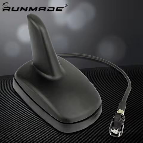runmade For VW Audi Seat Skoda Shark Fin Car Style Roof AM FM Radio Antenna Navigation Sport Style A