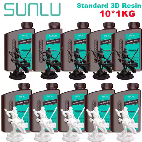 SUNLU UV Resin Photopolymer Resin 1kg Resin Standard 3D Printer Photopolymer Resin LCD 3D Printing 4