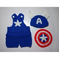 Captain America Costume Knitting Costume Baby Costume Preloved