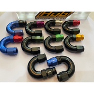 Brake Fitting Hyb AN3 Bend 180