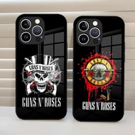 Guns N Roses Good Time Phone Case Tempered Glass Back Cover for iPhone 15 Pro Max 14 Pro 12 11 13 Mini X XR XS 8 7 Plus SE