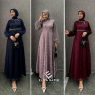 GAMIS TERBARU TERMURAH!!! NADINE DRESS BROKAT KOMBINASI / FASHION