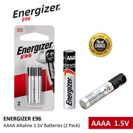 ENERGIZER E96 AAAA 1.5V MAX ALKALINE BATTERIES BATTERY (2 PACK)